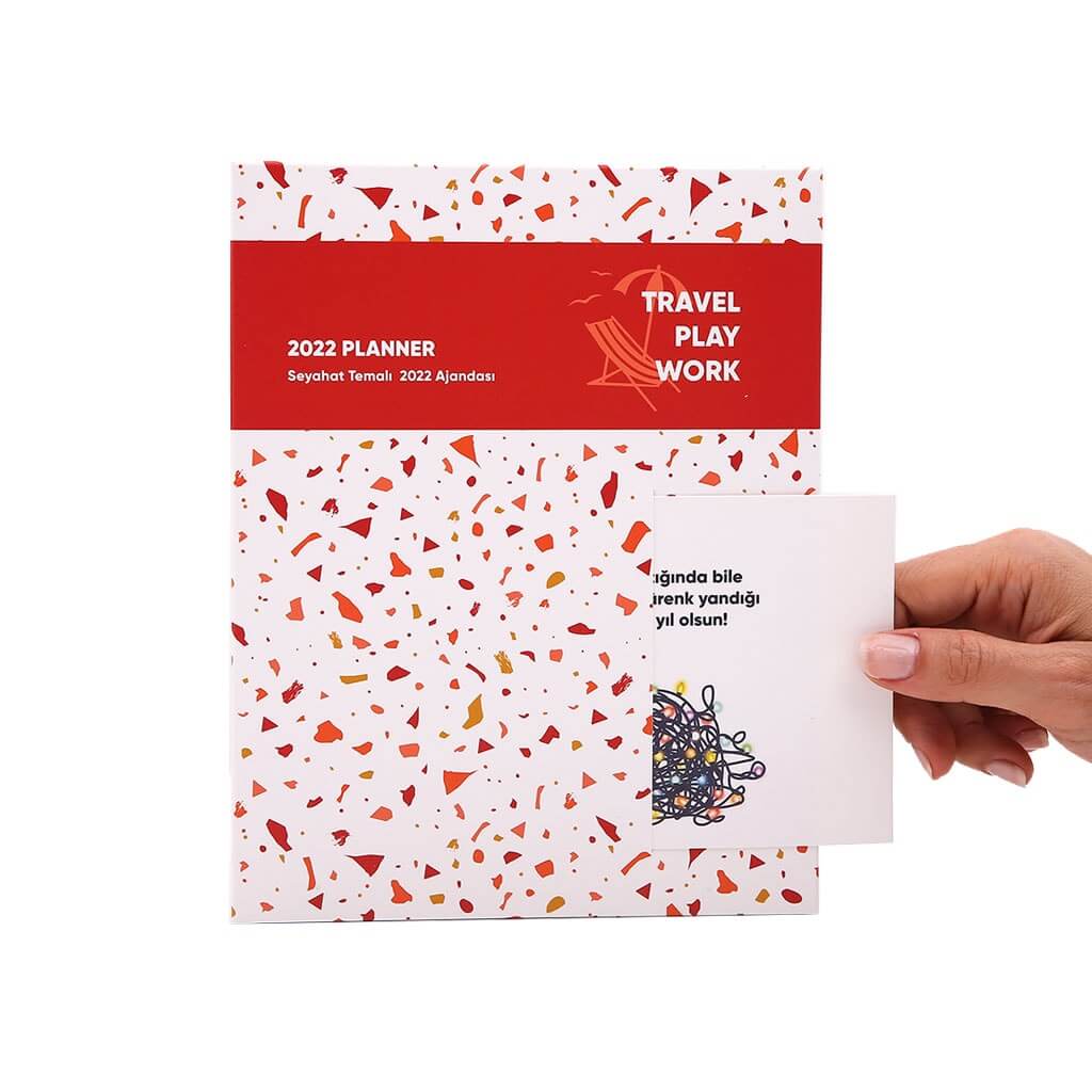 Alev Turuncusu - Seyahat Temalı 2022 Ajandası Alev Turuncusu - Seyahat Temalı 2022 Ajandası
