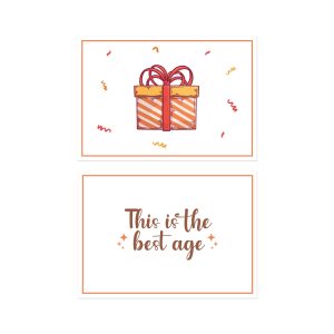 This Is the Best Age Motto Kartı