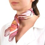 Pastel Çiçek Desenli Fular