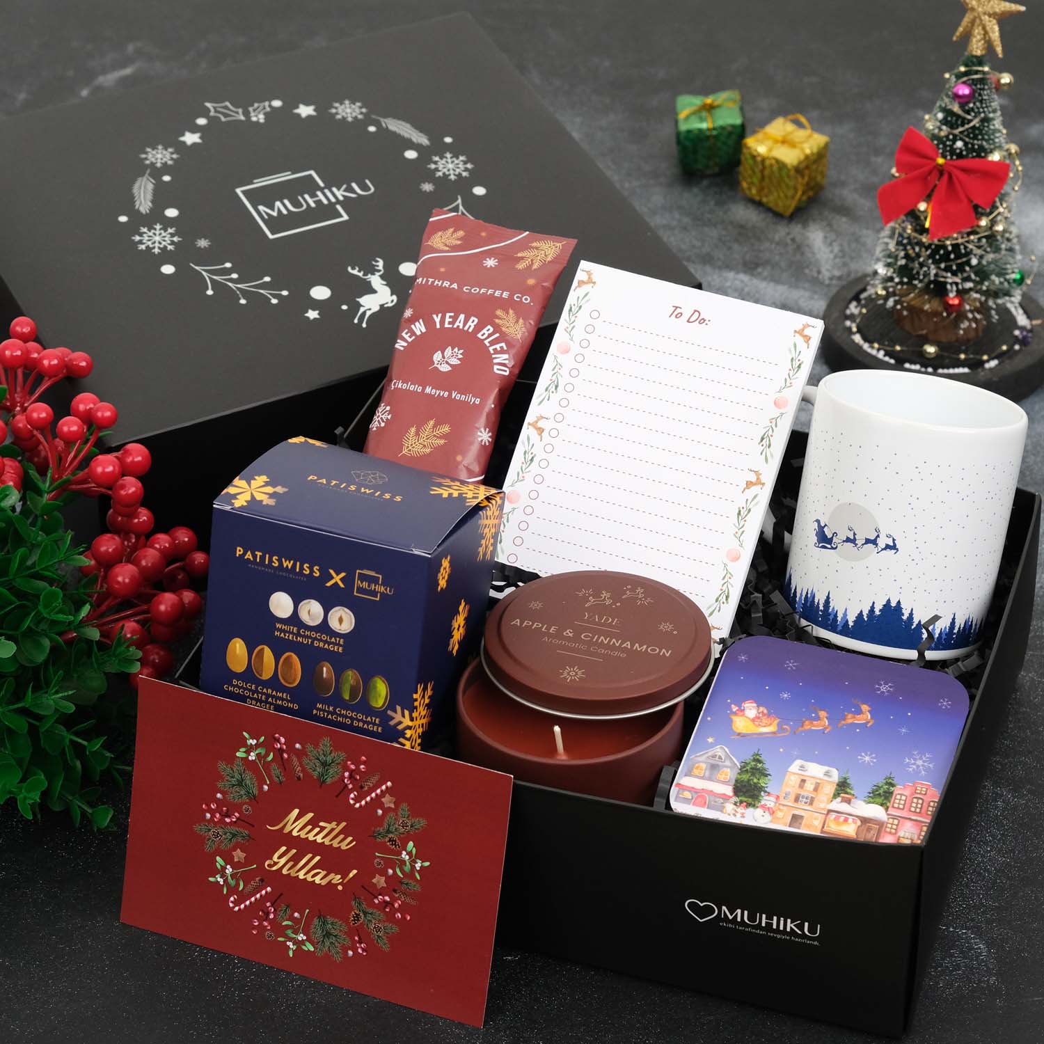 Yeni Yıl Ruhu Hediye Kutusu