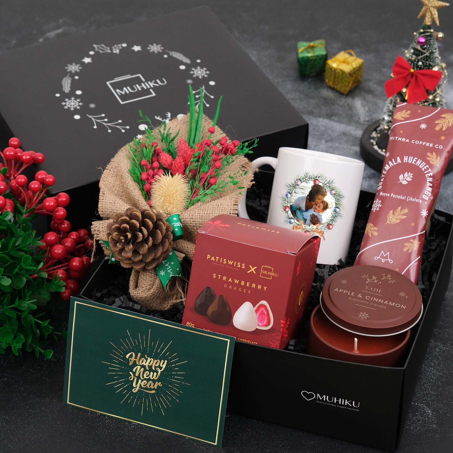Mutlu Hissettiren Yılbaşı Hediye Kutusu
