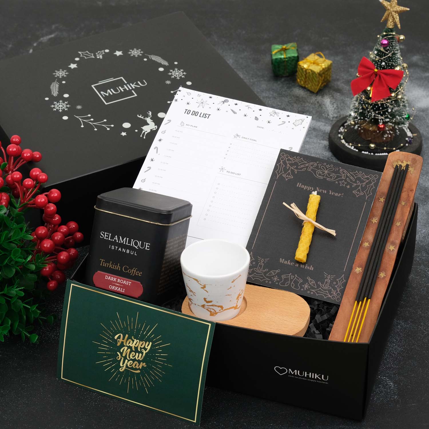 Yeni Yıl Sadeliği Hediye Kutusu